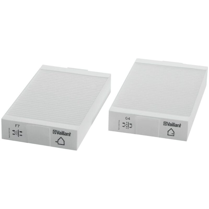 Filtro Di Ricambio G3 Bypass In Plastica Per Unità Ventilazione Vaillant Recovair Var 275/350 - Sostituisce 0020023931 - Telaio Resistente All'Umidità, 135x175x23mm, Bianco