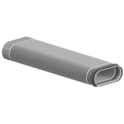 Zehnder Flexelement CK300 ComfoFit, Länge 496mm, grau, Polymer, mit Dichtringen