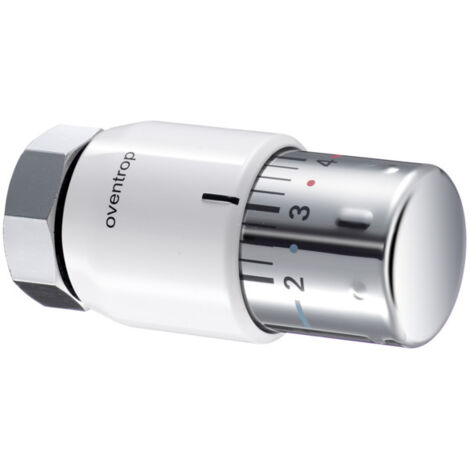 Oventrop Uni SH Thermostat 7-28 Grad C, Skala 0-5 mit Nullstellung, Flüssigfühler, Weiß