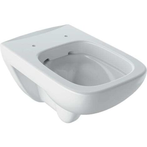 Geberit Renova Plan Wand-WC Tiefspüler, Rimfree Tiefe 54cm, Weiß