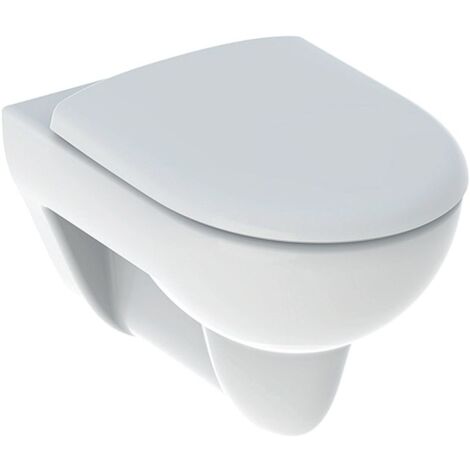 Geberit Renova Set Wand-WC Tiefspüler, mit WC-Sitz Tiefe 54cm, weiß