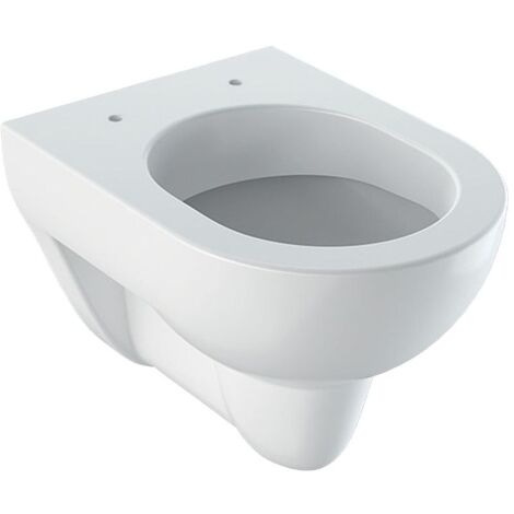 Geberit Renova Compact Wand-WC Tiefspüler, verkürzte Ausladung Tiefe 48cm, Weiß/KeraTect