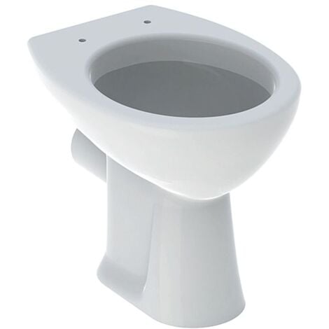Geberit Renova Stand-WC Tiefspüler, Abgang horizontal Tiefe 46cm, weiß
