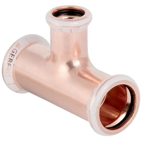 Geberit Mapress Kupfer T-Stück reduziert, d 54mm, d1 22mm, d2 54mm (1/5)