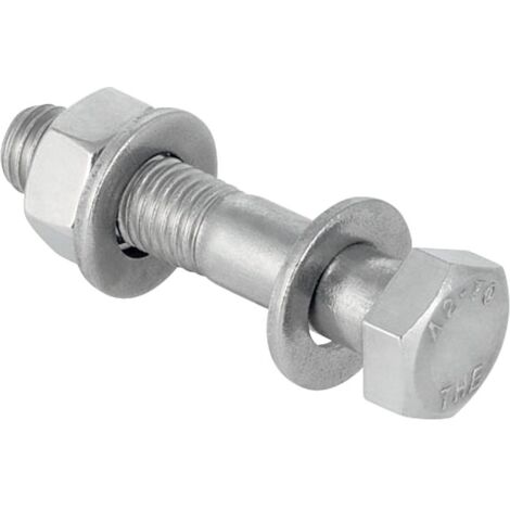 Geberit Set Schraube für Flanschverbindung, aus Chrom-Nickel-Stahl M 12mm, Länge 5,5cm (1/5)