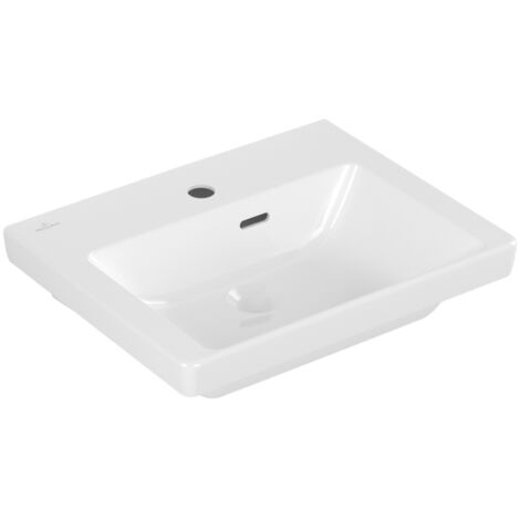 Villeroy & Boch Handwaschbecken Subway 3.0 50 500x400mm Rechteck 1 Hahnloch mit Überlauf Weiß Alpin