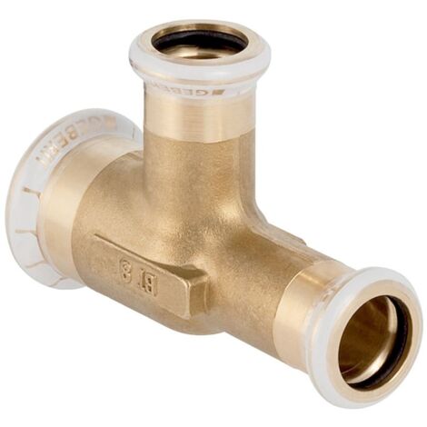 Geberit Mapress T-Stück reduziert CW617N, d 18mm, d1 18mm, d2 15mm (1/5)