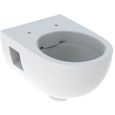 Geberit Renova Wand-WC Tiefspüler, teilgeschlossene Form, Rimfree Tiefe 53cm, Weiß