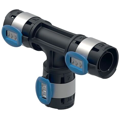Geberit FlowFit T-Stück egal Außendurchmesser 25mm, PPSU