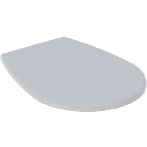 Geberit Renova WC-Sitz oval, Befestigung von unten Absenkautomatik nein, Befestigung von unten, Manhattan glänzend