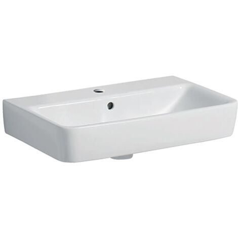 Geberit Renova Nr.1 Comprimo Neu Waschtisch, 600x370 mm,