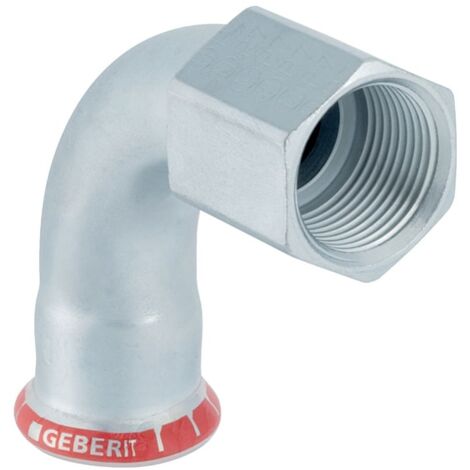 Geberit Mapress C-Stahl Übergangsbogen 90 Grad mit Innengewinde d 35mm, Rp 1 1/4″