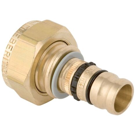 Geberit Mepla Übergang mit Überwurfmutter, D 20mm, ID 32mm, G 1 1/2", Rotguss bleifrei (1/5)