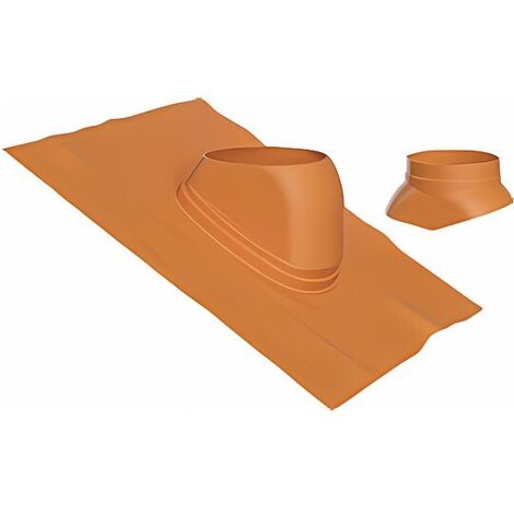 Buderus Universal-Dachziegel für Luft-/Abgas-System - Ø 125 mm - 25° bis 45° - rot - 7738112622