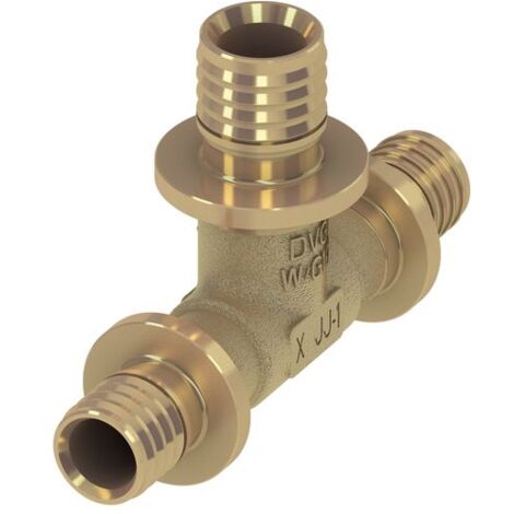 TECEflex T-Stück, reduziert, Siliziumbronze, 710612 (1/2)