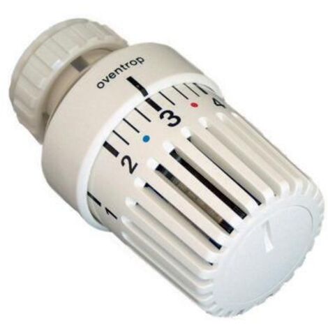 Oventrop Uni LD Thermostat 7-28 Grad C, Skala 1-5 ohne Nullstellung, Flüssigfühler, Weiß