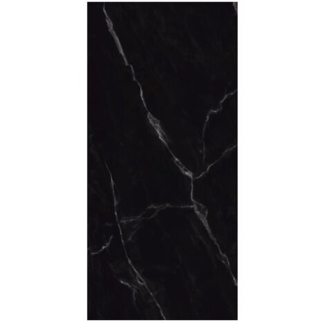 Breuer Duschrückwand Seidenmatt im SoftTouch Dekor 1000x2550mm, Marmor Schwarz