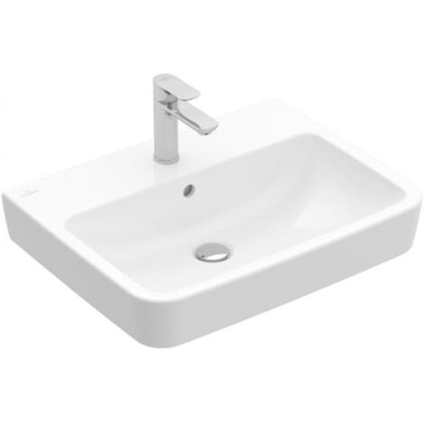 Villeroy & Boch Waschbecken O.novo 600x460 mm Eckig weiß Alpin 4A416001
