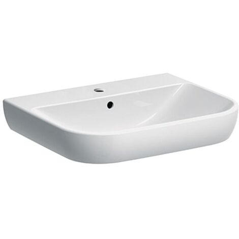 Geberit Smyle Waschtisch 500228, 60x48cm, mit Hahnloch und