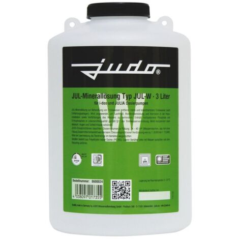 JUDO JUL-W 3 Liter JUDO Minerallösung Dosierflüssigkeit 8600024