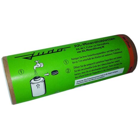 JUDO Mineraltabletten JUL-W für 25 Liter Minerallösung 8600011