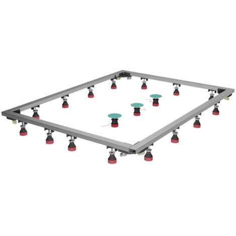 Breuer Einbaurahmen 700-1200x700-1800mm zur Befestigung von Lite Line Duschwannen (1/2)