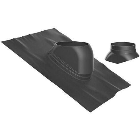 Buderus Universal-Dachziegel für Luft-/Abgas-System - Ø 125 mm - 25° bis 45° - schwarz - 7738112621
