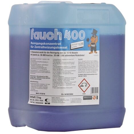 Sanit Fauch 400 Reinigungskonzetrat für ölbetriebene Kesselanlagen, 5kg Kanister