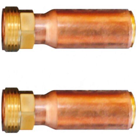 Vaillant Anschlussstutzen G 1" AG auf Kupferrohr 28mm, 2 Stück