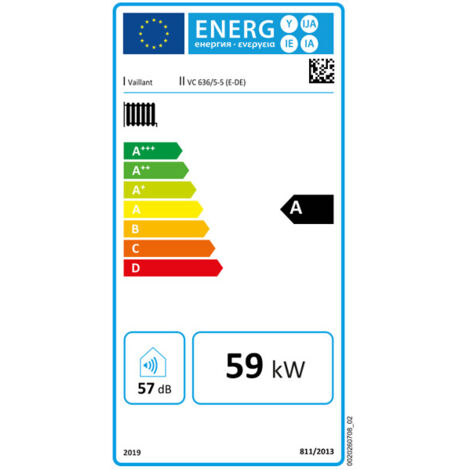 Vaillant ecoTEC plus VC 636/5-5 E Gas-Wandheizgerät Brennwert, 230 V