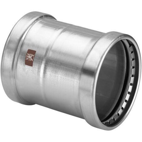 Viega Temponox XL Schiebemuffe mit SC-Contur 1715.5XL, 108mm, Stahl nichtrostend (1/2)