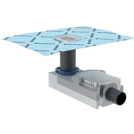 Geberit Duschbodenablauf für Estrichhöhe am Einlauf 90-220mm Außendurchmesser 50mm