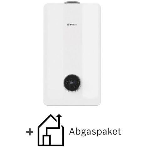 BOSCH Gas-Brennwert-Pluspaket Bopa ST GCC53-019 Condens GC5300i W 20/30 C 23, Abgas C33x, Schwarz