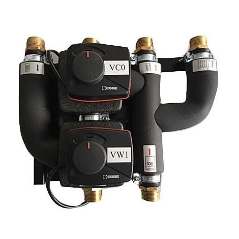 BOSCH Zubehör für Luftwärmepumpe VC0-VW1 Anschlussgruppe mit 2 Umschaltventilen