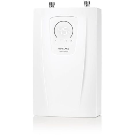 CLAGE CEX-U Durchlauferhitzer 11/13,5kW 400V Untertisch max. 4,8/5,8l/min MPS verstellbar mit IES-Heizssystem und TTC-Control