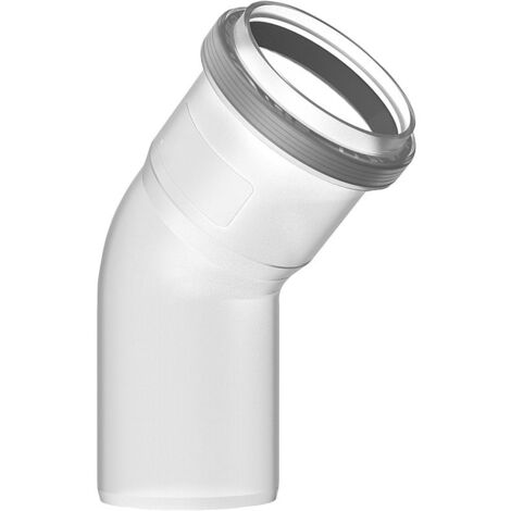 Buderus PP-Abgasrohr-Bogen Ø 80 mm - 45° - 7738112653