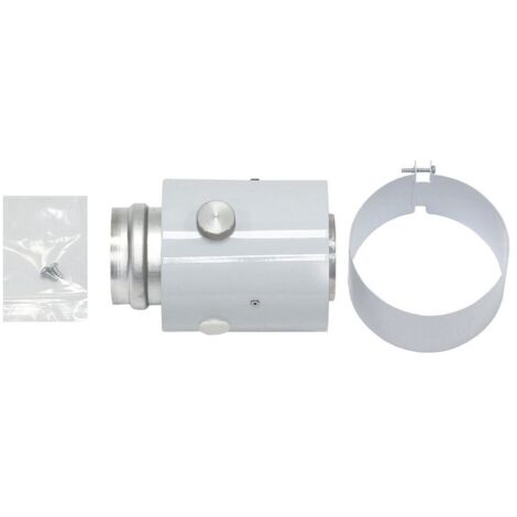 Vaillant Zwischenstück ALU 60/100mm – Prüföffnung für Luft-Abgasführung – Ofenrohr-Verbinder für Wandgeräte (1/2)