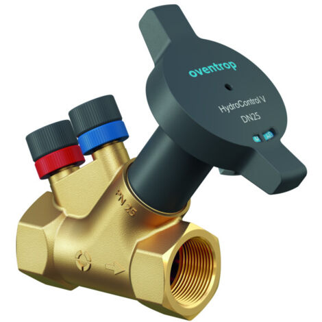 Oventrop HydroControl V Strangregulierventil PN 25 DN 25 Rp 1” Innengewinde HydroPort, entzinkungsbeständig