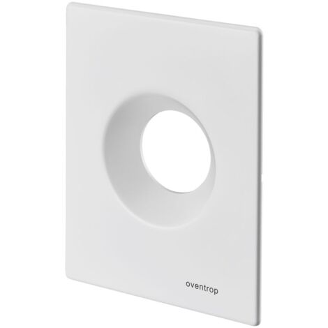 Oventrop Abdeckplatte für Unibo Einzelraumregelung Bautiefe 110mm, Weiß