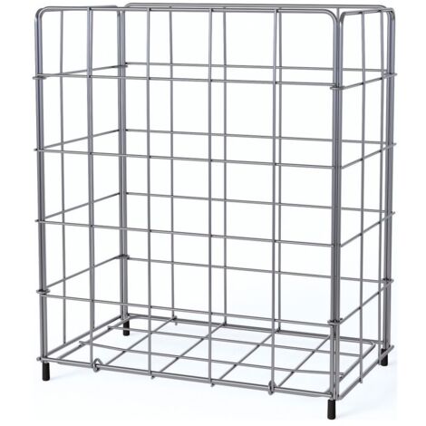 CWS Paradise Stainless Steel PaperBasket, Papierkorb 20l HxBxT 360x300x180mm, Edelstahl