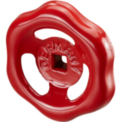 Oventrop Handrad Schieber und Rg-Ventile für DN 80 Stahl, Rot