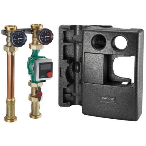 Oventrop Regumat S-180 Station DN 32 mit Pumpkugelhahn,Grundfos Alpha 2.1 32-60 (1/3)