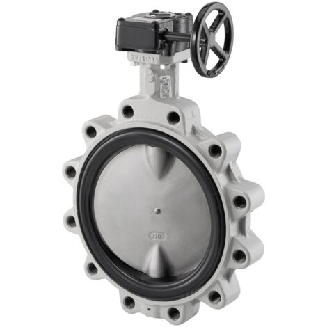 Oventrop Mittelflansch Absperrklappe mit Getriebe PN 16 EPDM Dichtung, DN 150