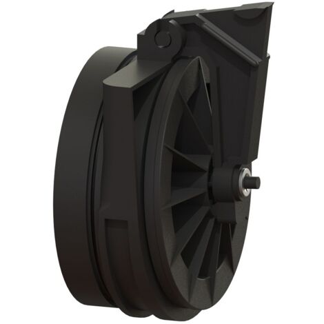 Kessel Spreizrohr DN 100 mit Klappe und Dichtung