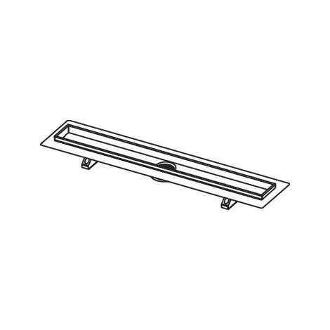 Tece drainline Duschrinne mattweiß beschichtet mit Seal System ...
