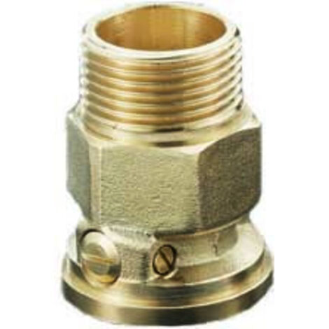 Oventrop SVA Sperrventil DN 32 G 1 1/4" Außengewinde, G 2" Innengewinde Überwurfmutter PN 10, Messing