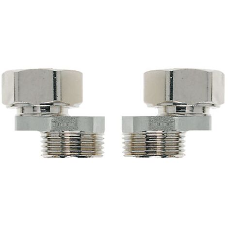 IMI Heimeier S-Anschluß G3/4G3/4 vernickelt Achsverschiebung7,5 Achsabstand minimal 35/50-65/50