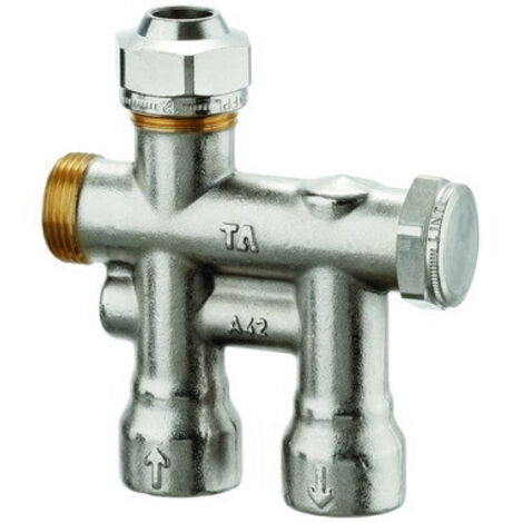 IMI Heimeier Einrohrverteiler TA RVES, DN 15 1/2" Anschluss Innengewinde Rp 1/2