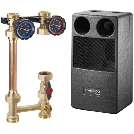 Oventrop Regumat M3-180 Station DN 25 ohne Motor, ohne Pumpe, mit Pumpkugelhahn