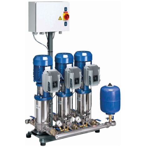 KSB Druckerhöhungsanlage DeltaBasic MVP 3-10/04 mit 3 Movitec 10/04, 1,5kW, Zulauf F